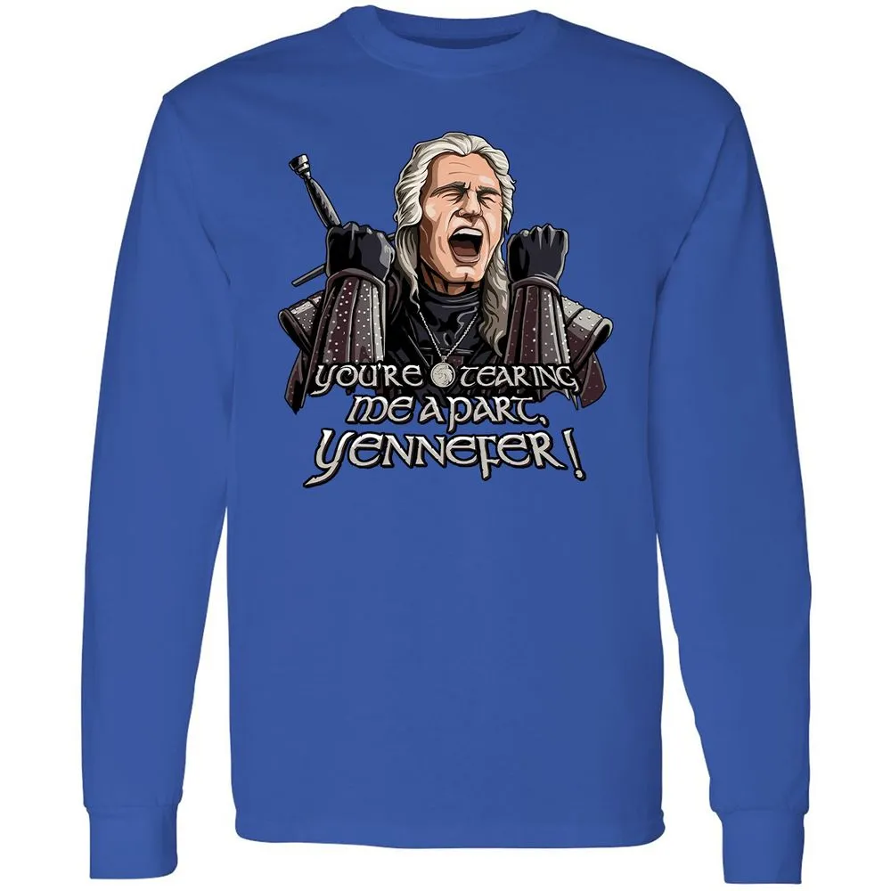 Long Sleeve T-Shirt - VXQBDV9G - Royal - 8