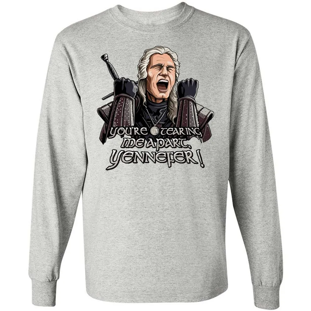 Long Sleeve T-Shirt - VXQBDV9G - Ash - 7