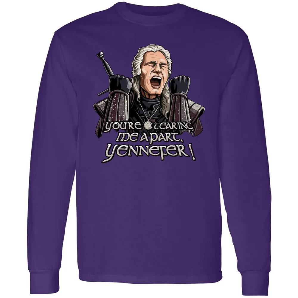 Long Sleeve T-Shirt - VXQBDV9G - Purple - 13