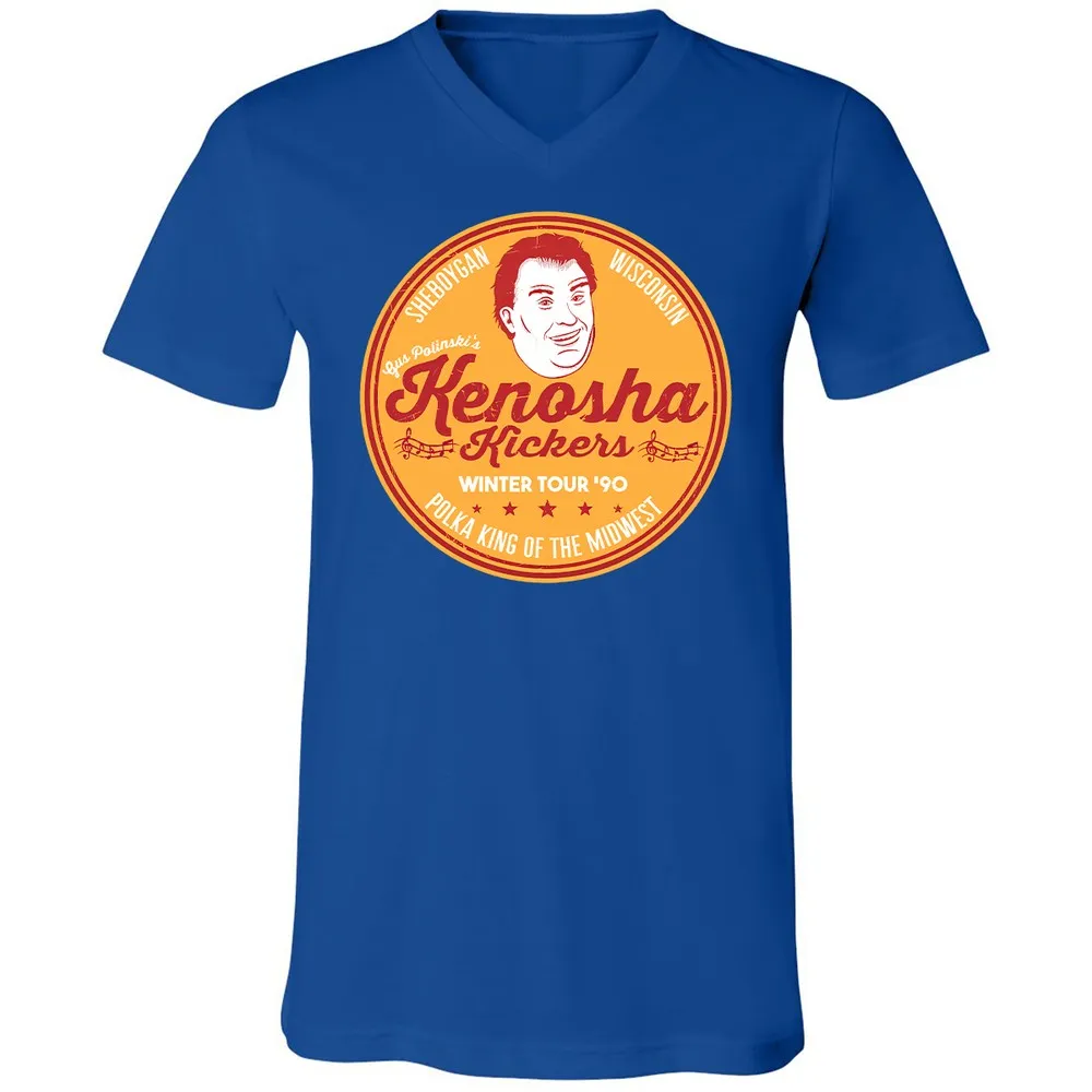Unisex V-Neck T-Shirt - 7LBLD2CJ - True Royal - 4