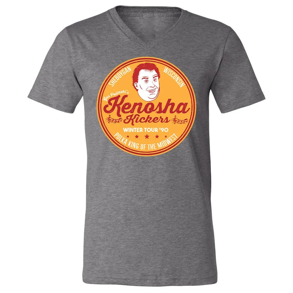 Unisex V-Neck T-Shirt - 7LBLD2CJ - Deep Heather - 13