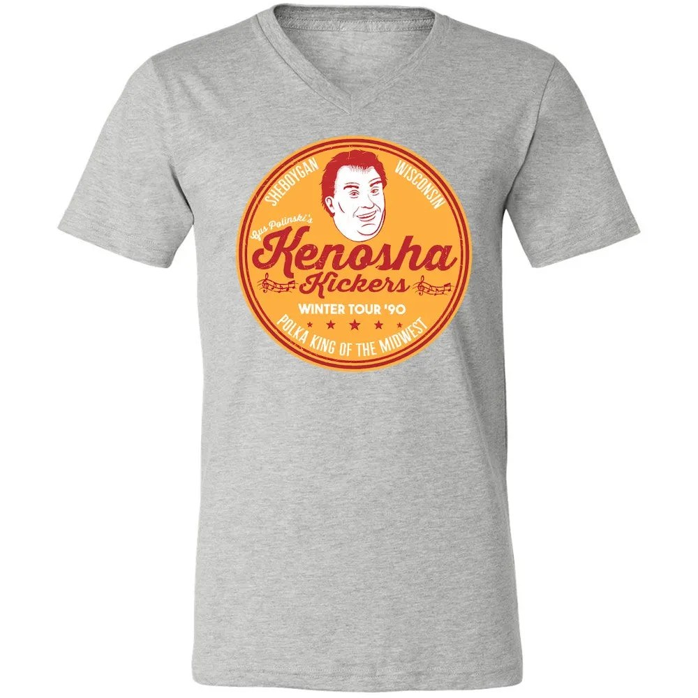Unisex V-Neck T-Shirt - 7LBLD2CJ - Athletic Heather - 7