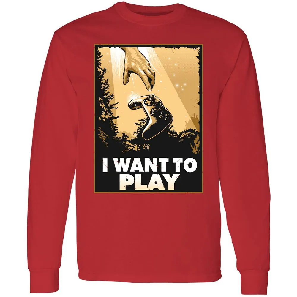 Long Sleeve T-Shirt - 3ETH3SHF - Red - 14