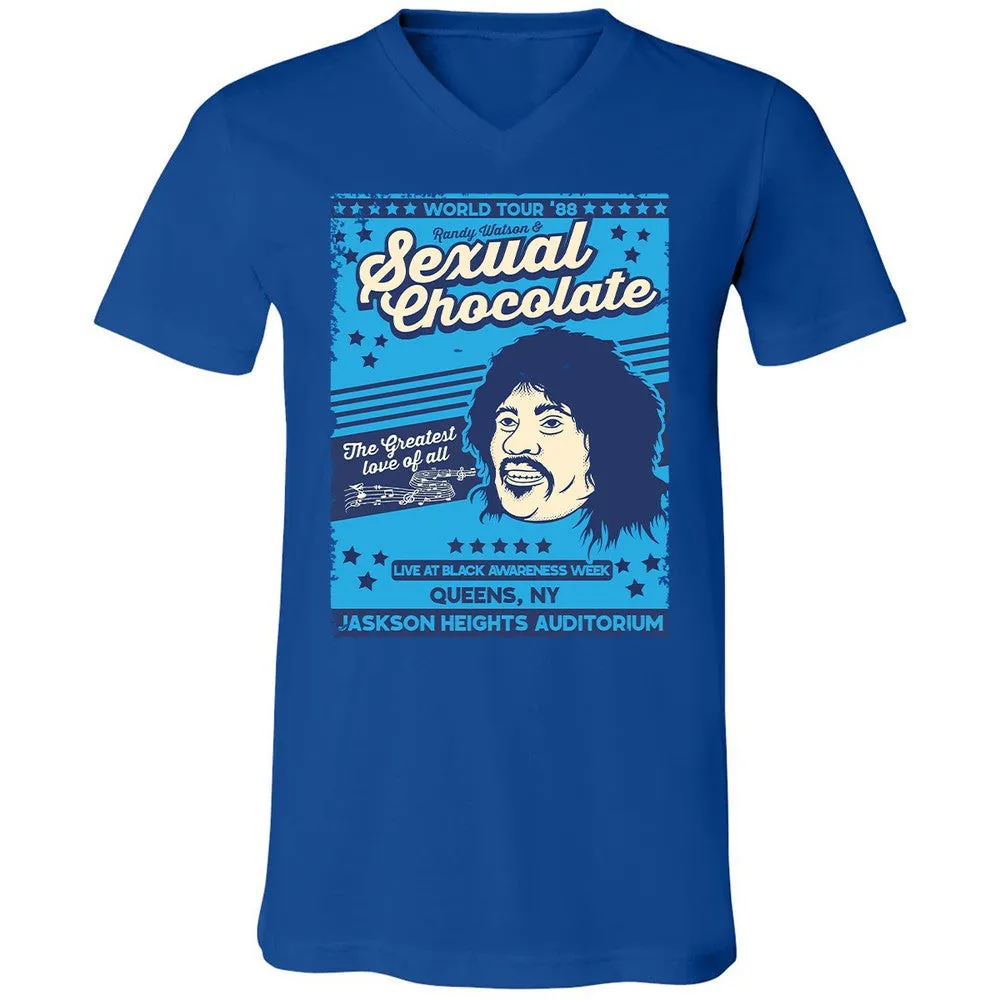 Unisex V-Neck T-Shirt - YM7GA5E7 - True Royal - 4
