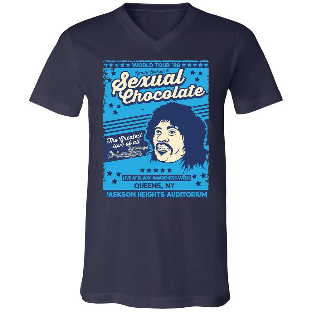 Unisex V-Neck T-Shirt - YM7GA5E7 - Navy - 2