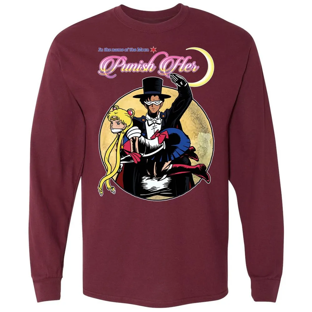Long Sleeve T-Shirt - 7849RV1Q - Maroon - 11