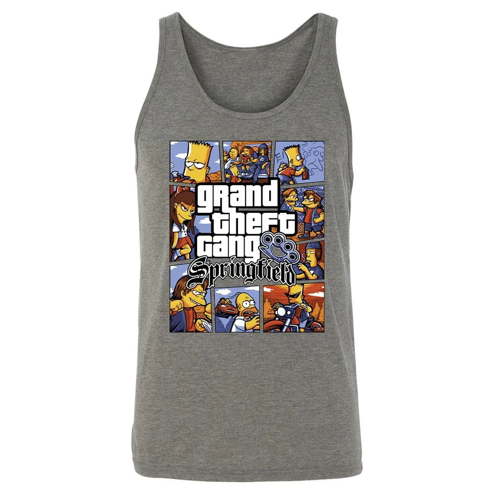 Unisex Jersey Tank - 53LX5PCK - Grey Triblend - 8