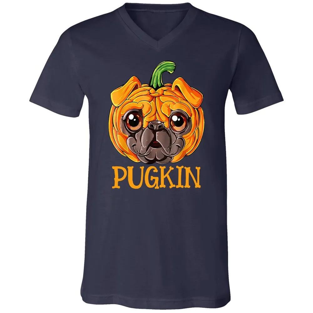 Unisex V-Neck T-Shirt - ZB14U9DA - Navy - 2