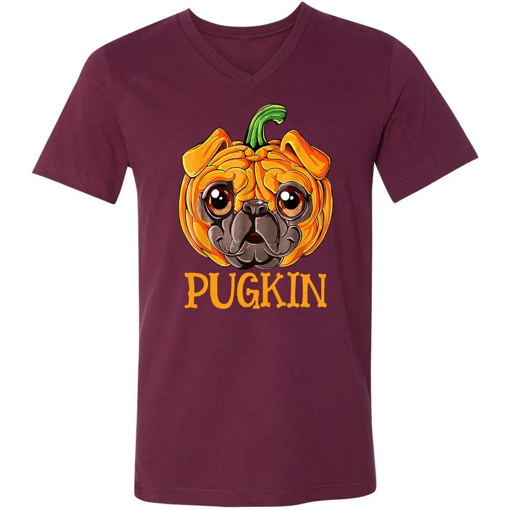 Unisex V-Neck T-Shirt - ZB14U9DA - Maroon - 6