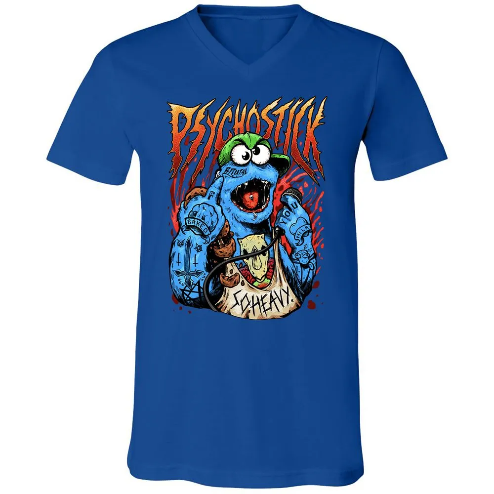 Unisex V-Neck T-Shirt - RSEAASQ5 - True Royal - 4