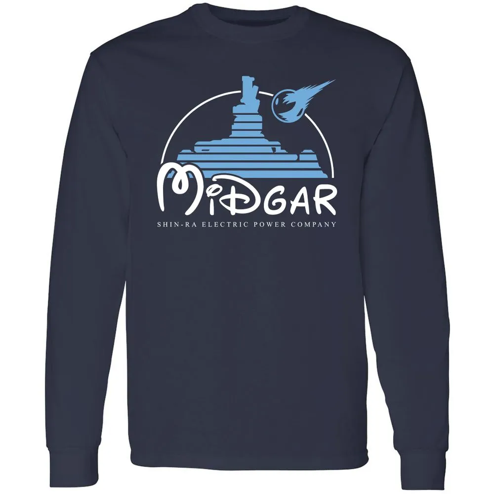 Long Sleeve T-Shirt - B8RKCDY8 - Navy - 2