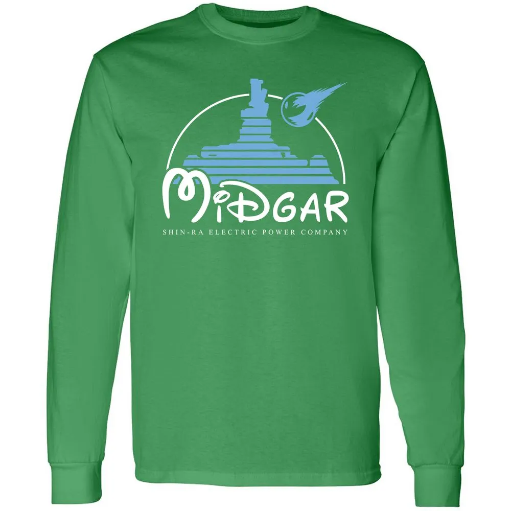 Long Sleeve T-Shirt - B8RKCDY8 - Irish Green - 10