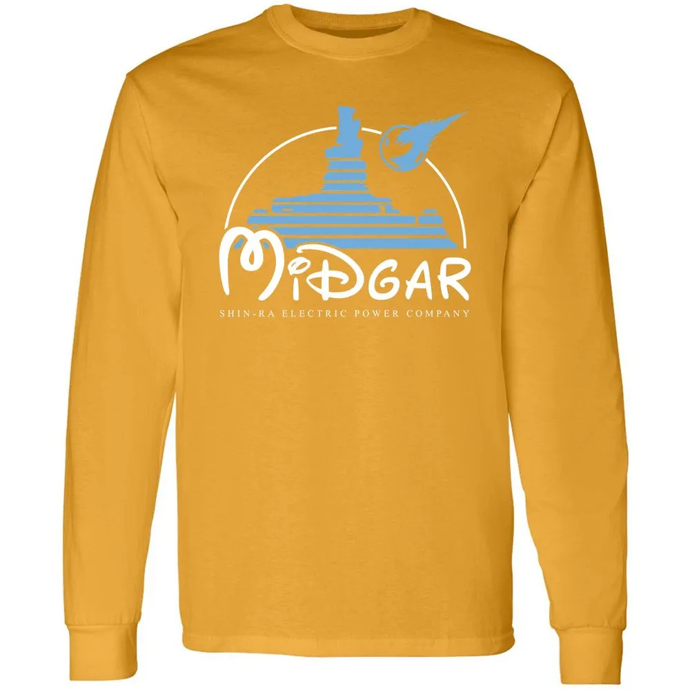 Long Sleeve T-Shirt - B8RKCDY8 - Gold - 9