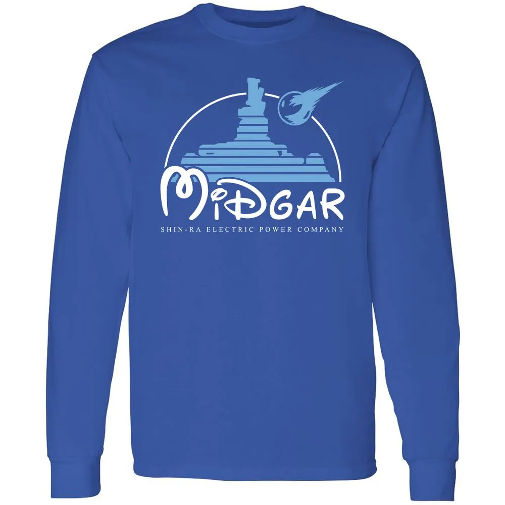 Long Sleeve T-Shirt - B8RKCDY8 - Royal - 8