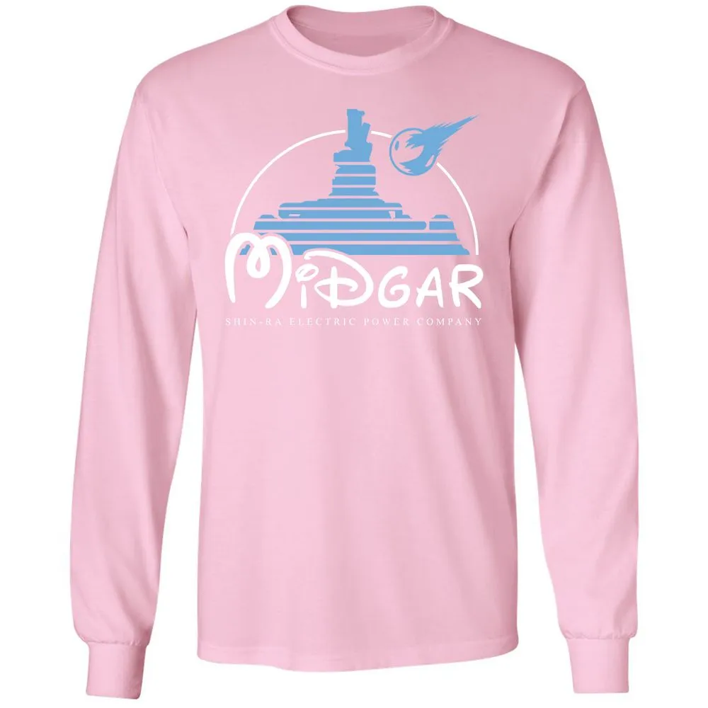 Long Sleeve T-Shirt - B8RKCDY8 - Light Pink - 3