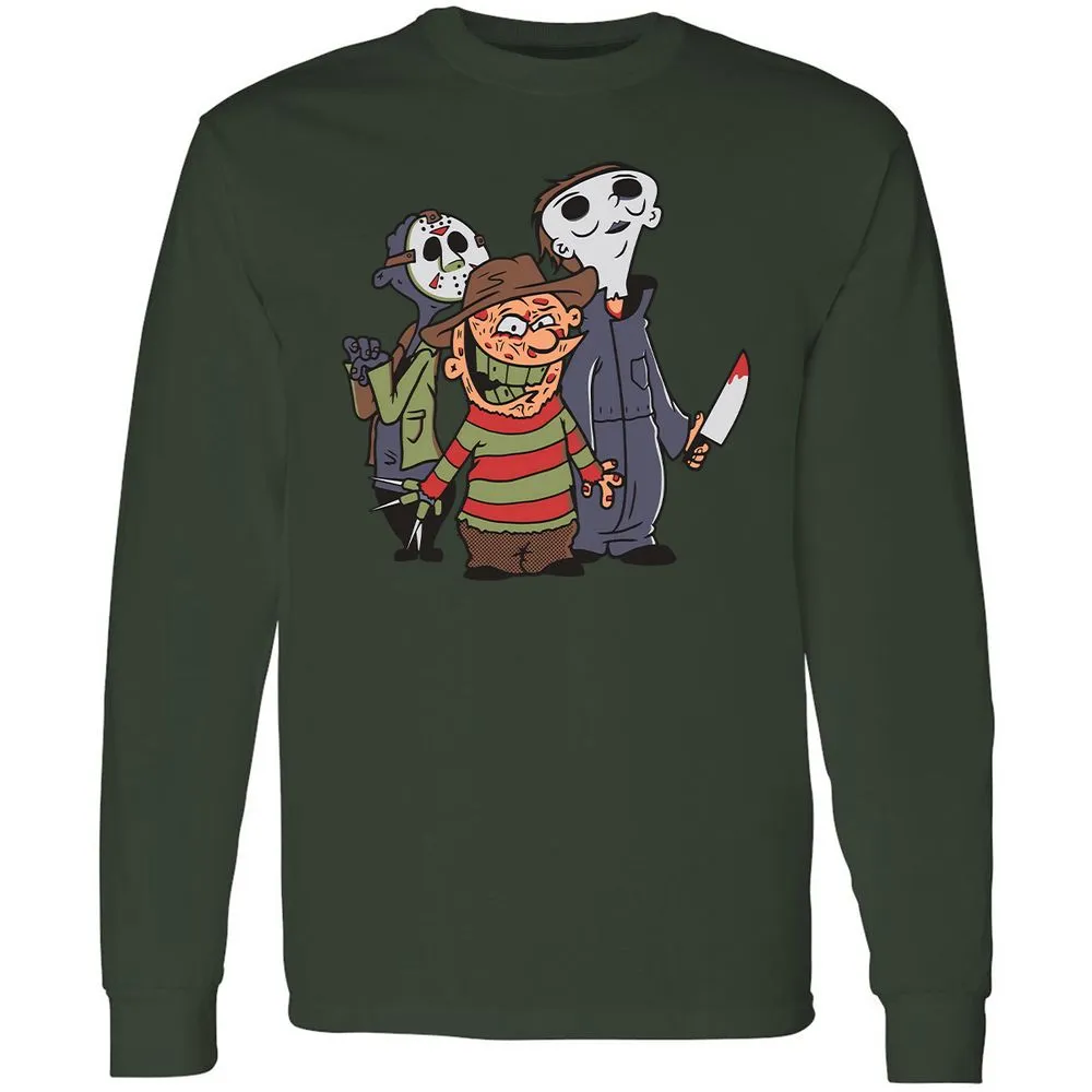 Long Sleeve T-Shirt - 97WXEHEV - Forest Green - 4