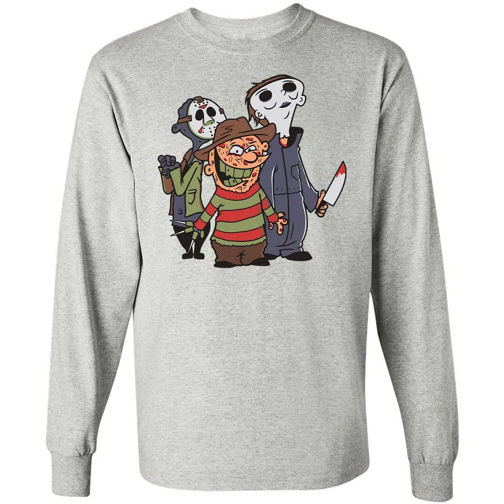 Long Sleeve T-Shirt - 97WXEHEV - Ash - 7