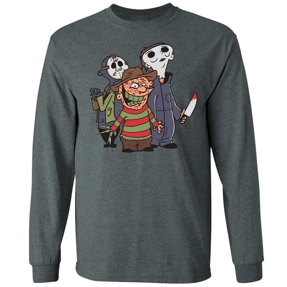 Long Sleeve T-Shirt - 97WXEHEV - Dark Heather - 15