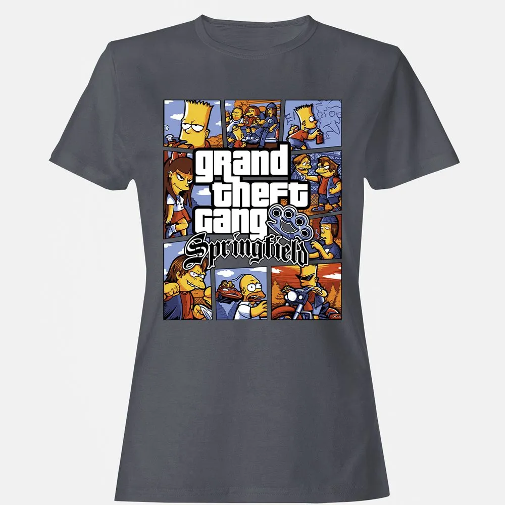 Women's T-Shirt - 2U7DKQSM - Dark Heather - 5
