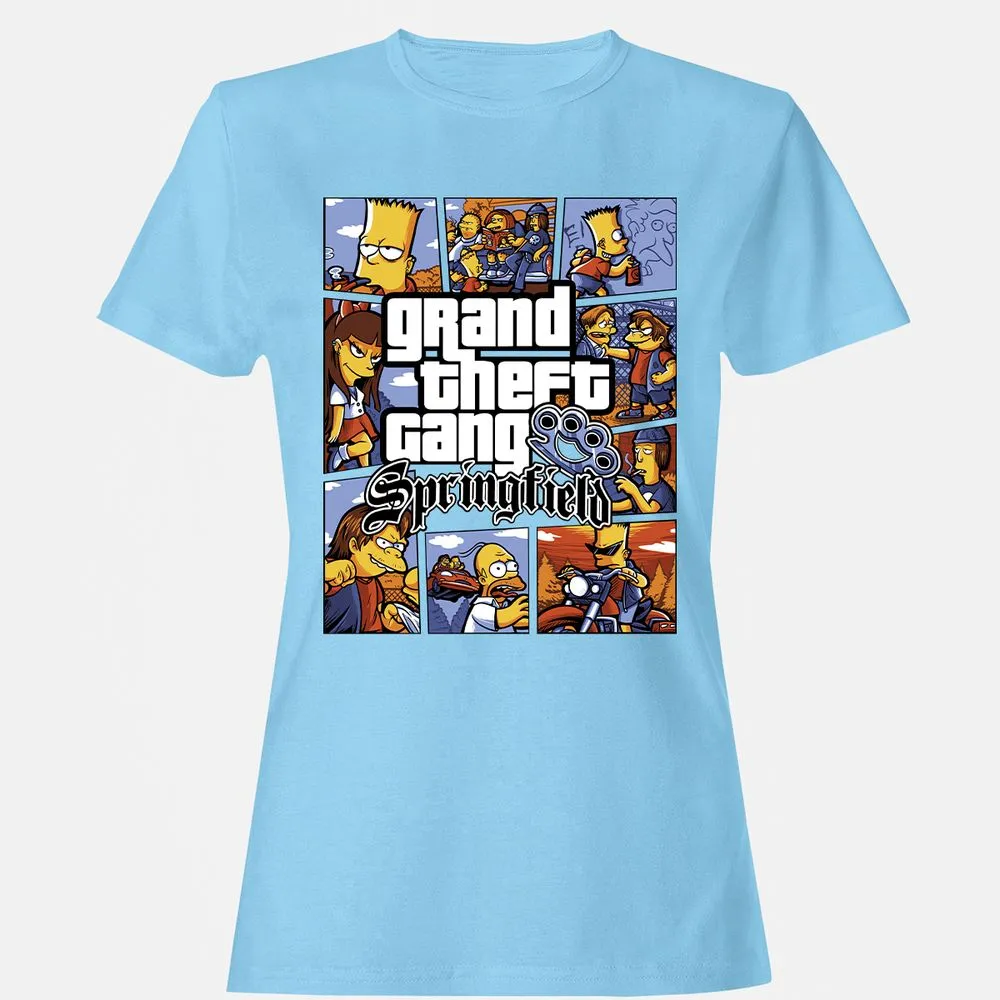 Women's T-Shirt - 2U7DKQSM - Light Blue - 8