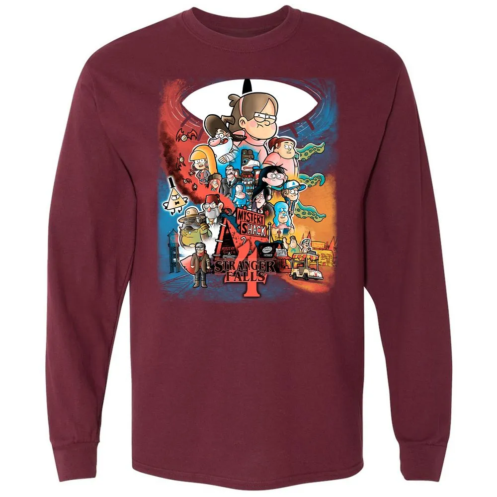 Long Sleeve T-Shirt - 95JZ9VZ4 - Maroon - 11