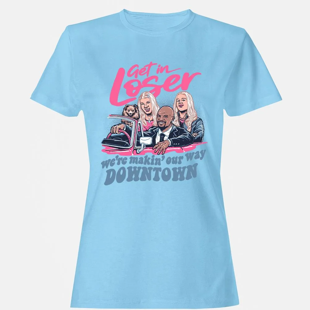 Women's T-Shirt - 7J6EAW8K - Light Blue - 8