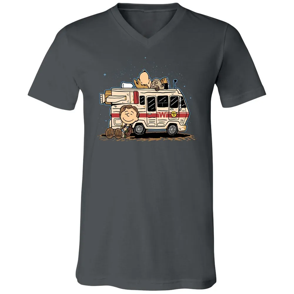 Unisex V-Neck T-Shirt - VR1H2P21 - Asphalt - 12