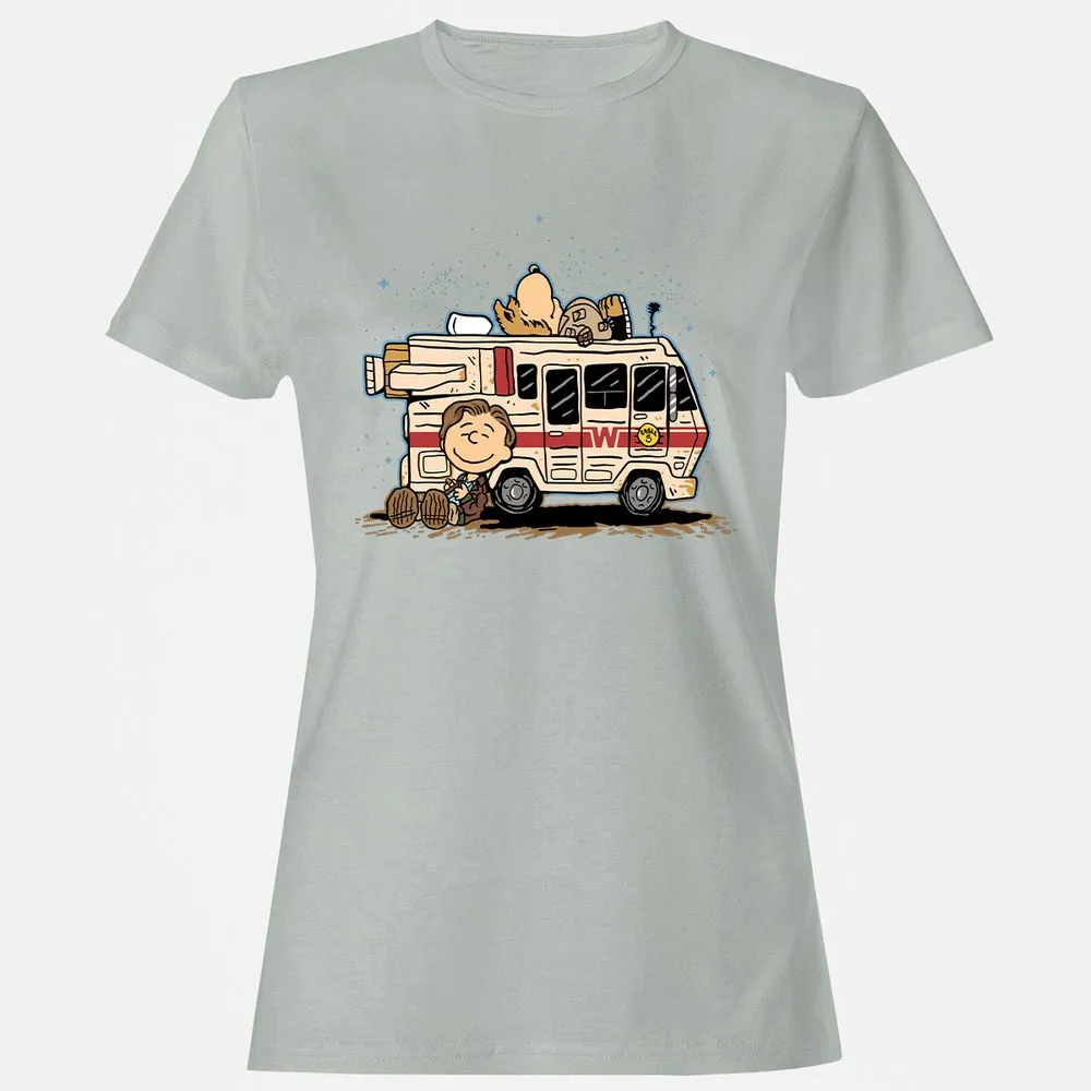 Women's T-Shirt - 9EP1QK2M - Ash - 2