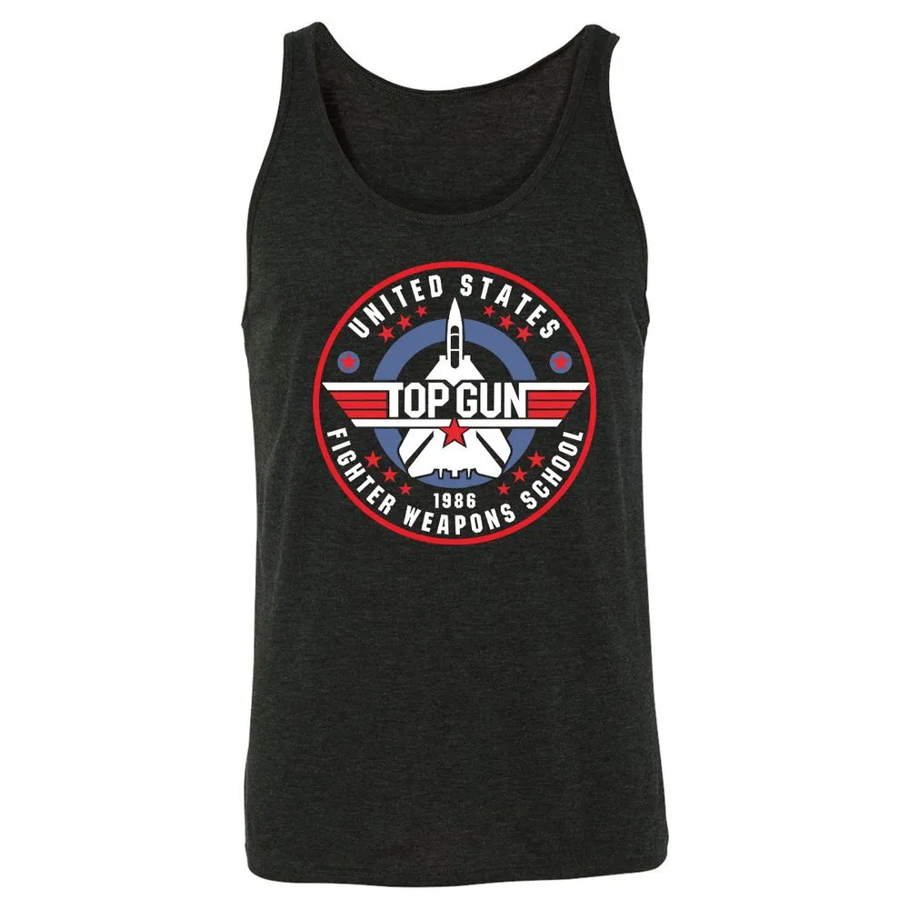 Unisex Jersey Tank - TZCHAAAT - Charcoal Black Triblend - 5