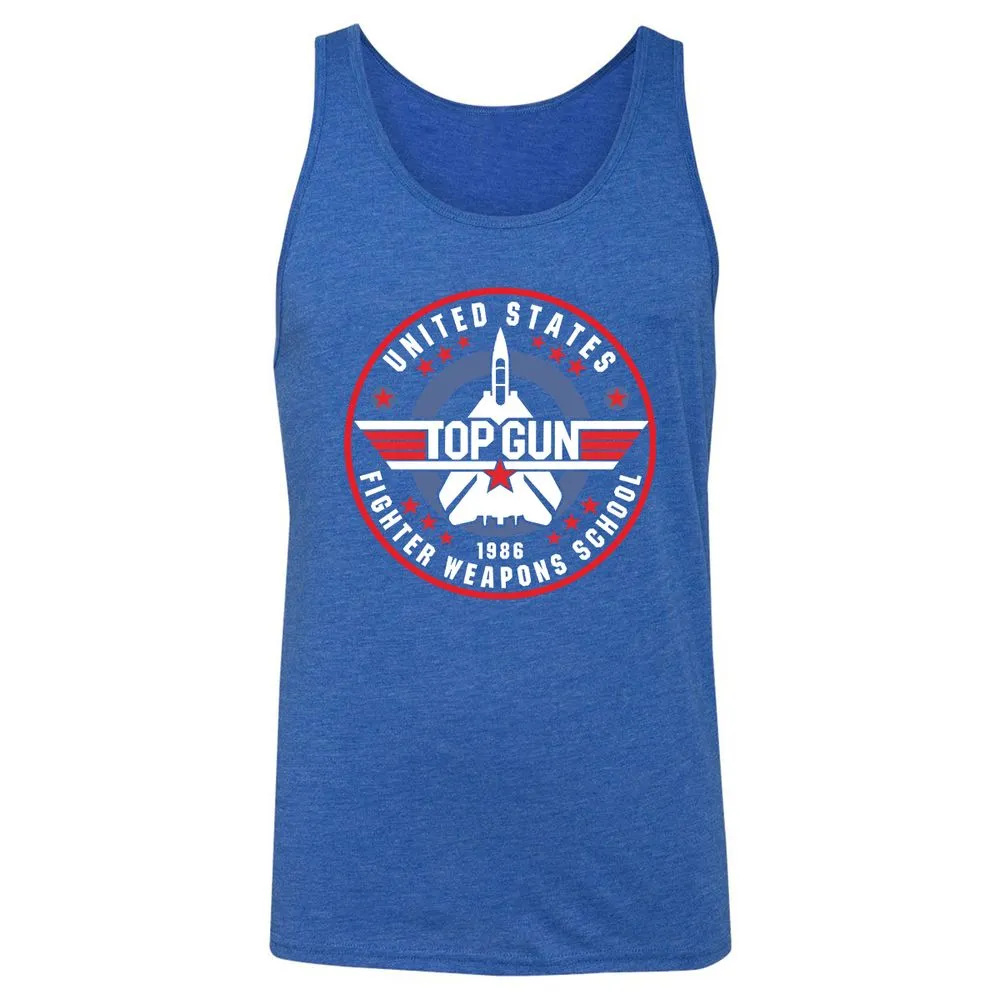 Unisex Jersey Tank - TZCHAAAT - True Royal Triblend - 12