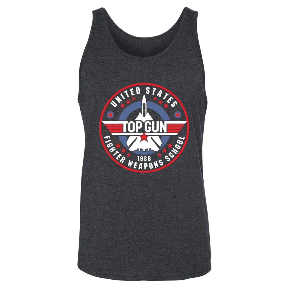 Unisex Jersey Tank - TZCHAAAT - Dark Grey Heather - 6
