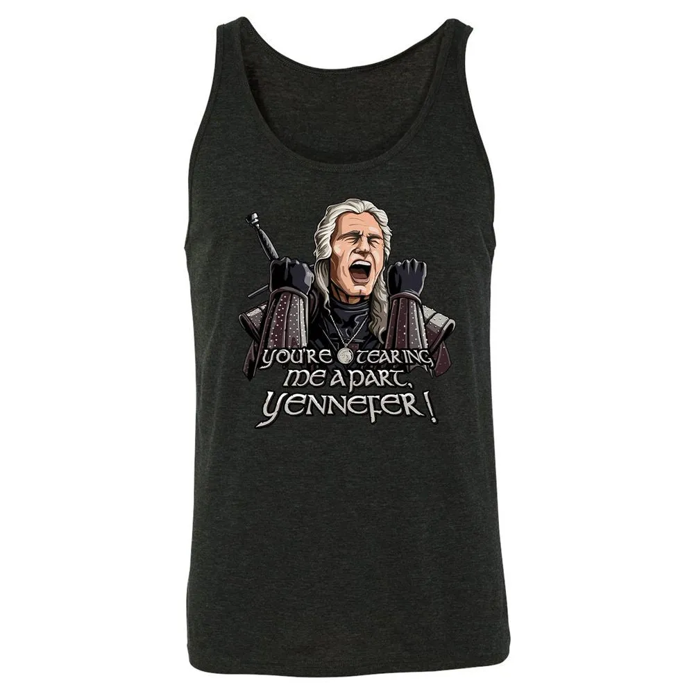 Unisex Jersey Tank - DC1UTBUL - Charcoal Black Triblend - 5