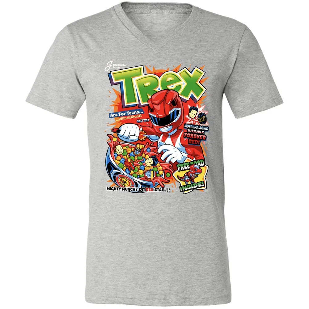 Unisex V-Neck T-Shirt - DKPFYQMS - Athletic Heather - 7