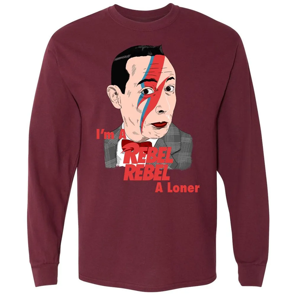 Long Sleeve T-Shirt - YZ2HCY3M - Maroon - 11
