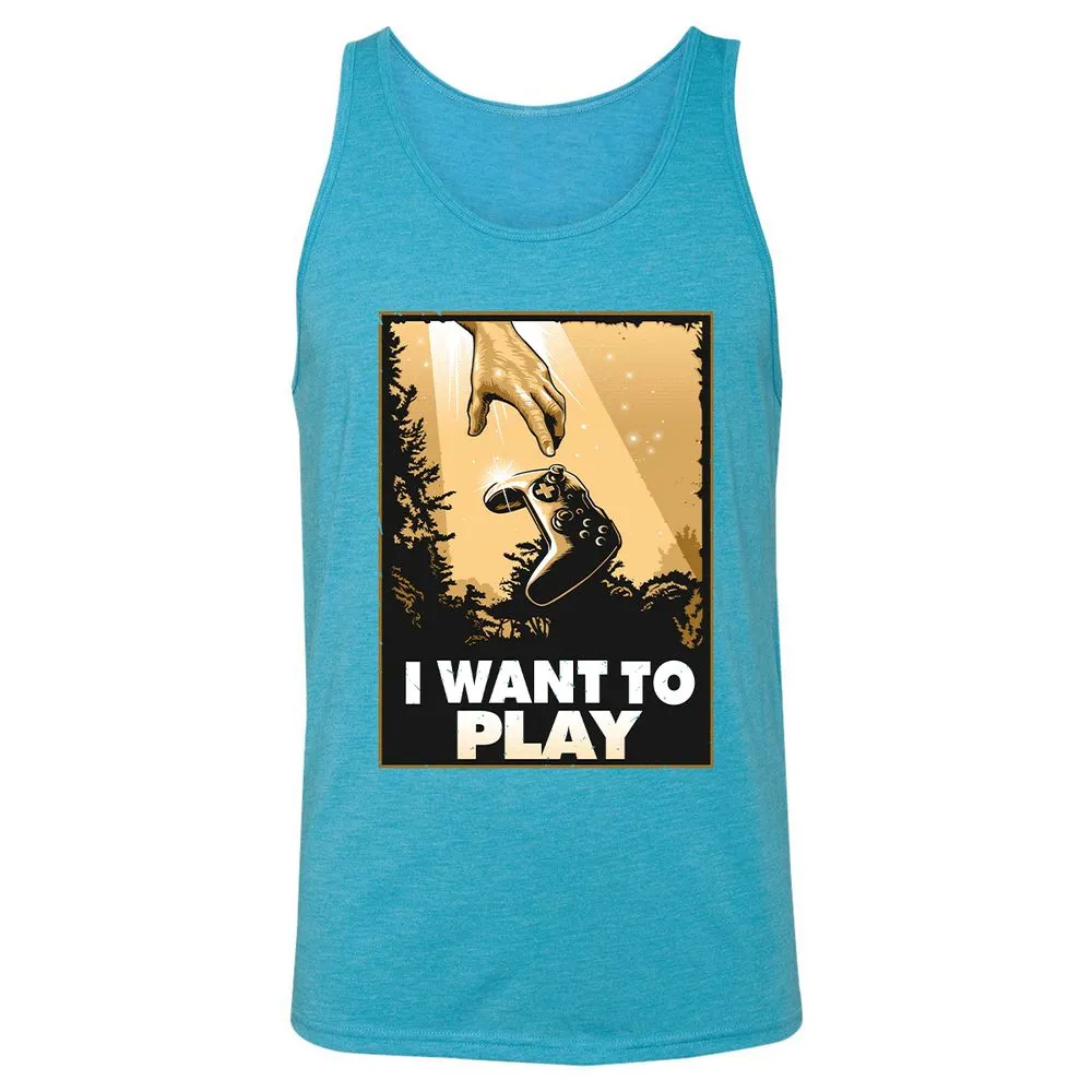 Unisex Jersey Tank - 5B1SLHUD - Aqua Triblend - 3