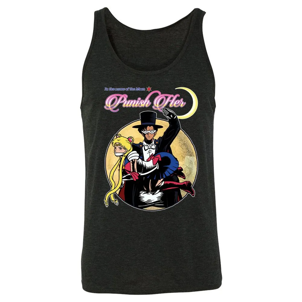 Unisex Jersey Tank - C7UDRA3D - Charcoal Black Triblend - 5