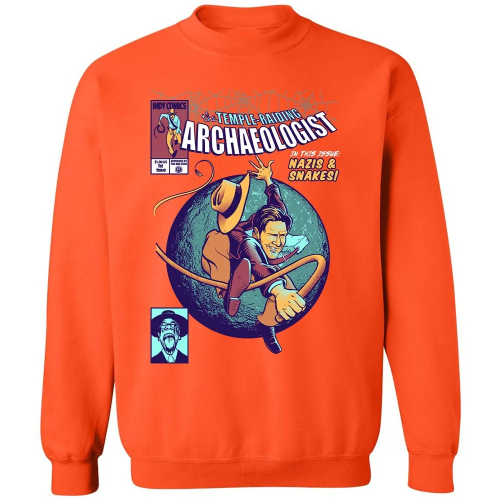 Classic Unisex Sweatshirt - KSLA6QZK - Orange - 10