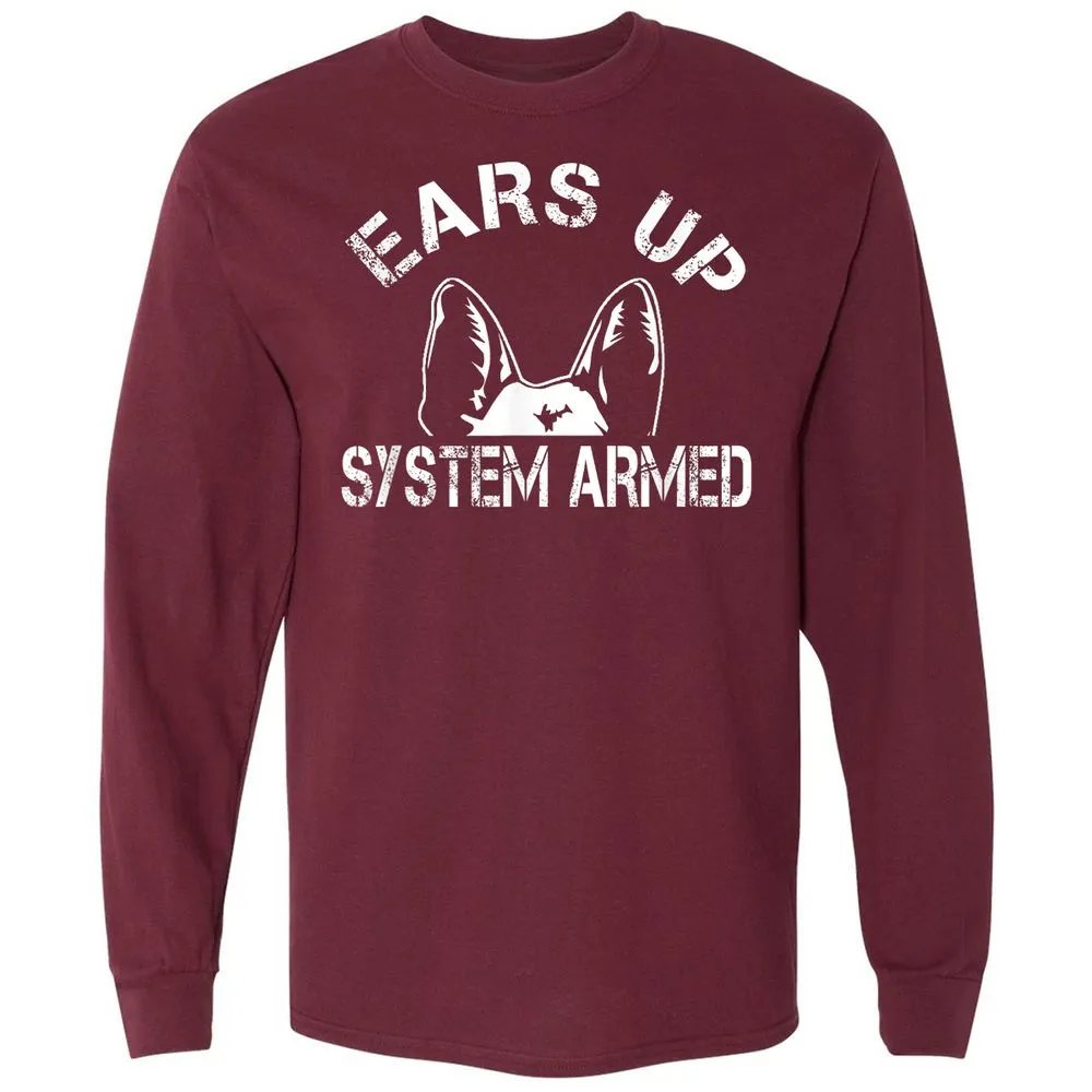 Long Sleeve T-Shirt - ZQDK4PL4 - Maroon - 11