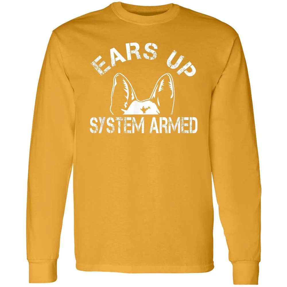 Long Sleeve T-Shirt - ZQDK4PL4 - Gold - 9