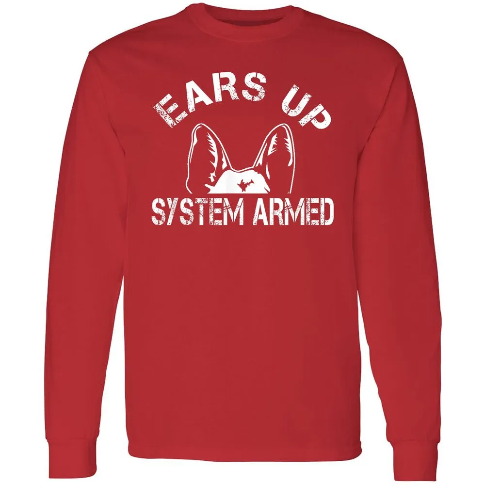 Long Sleeve T-Shirt - ZQDK4PL4 - Red - 14
