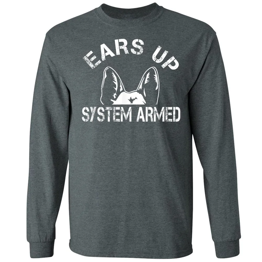 Long Sleeve T-Shirt - ZQDK4PL4 - Dark Heather - 15