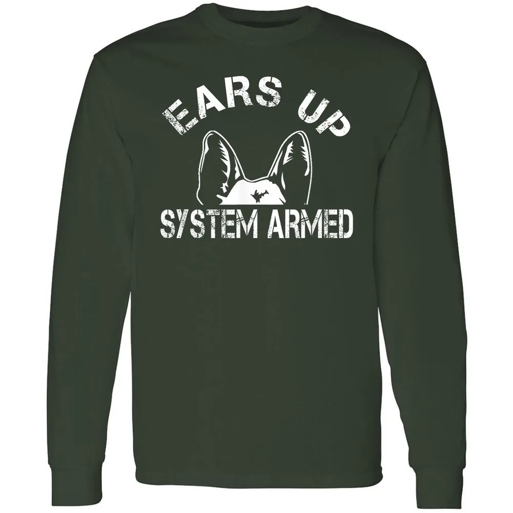 Long Sleeve T-Shirt - ZQDK4PL4 - Forest Green - 4