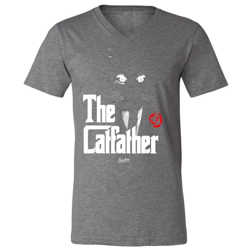 Unisex V-Neck T-Shirt - LBD55TF6 - Deep Heather - 13