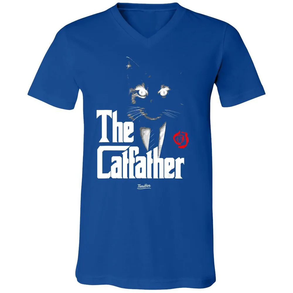 Unisex V-Neck T-Shirt - LBD55TF6 - True Royal - 4