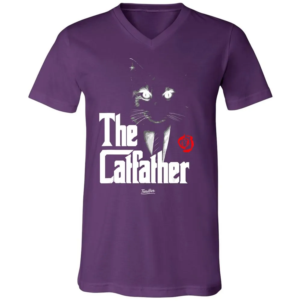 Unisex V-Neck T-Shirt - LBD55TF6 - Team Purple - 9