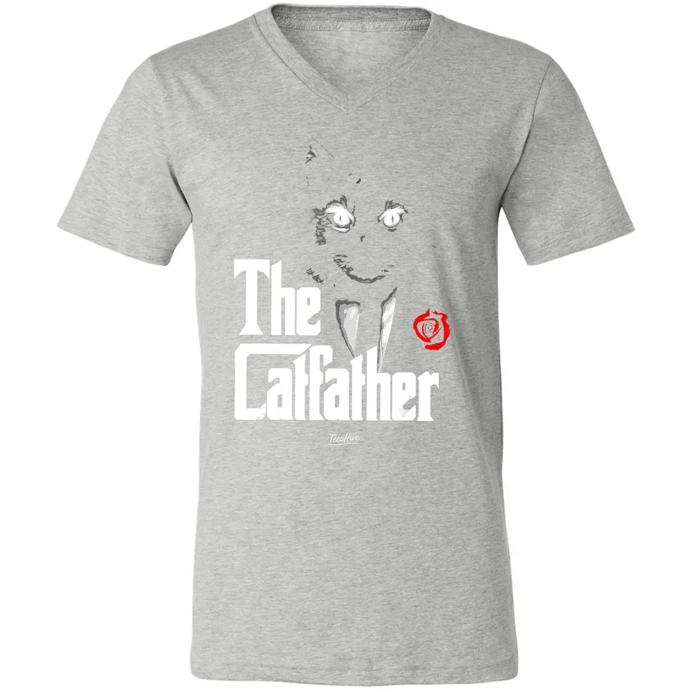Unisex V-Neck T-Shirt - LBD55TF6 - Athletic Heather - 7
