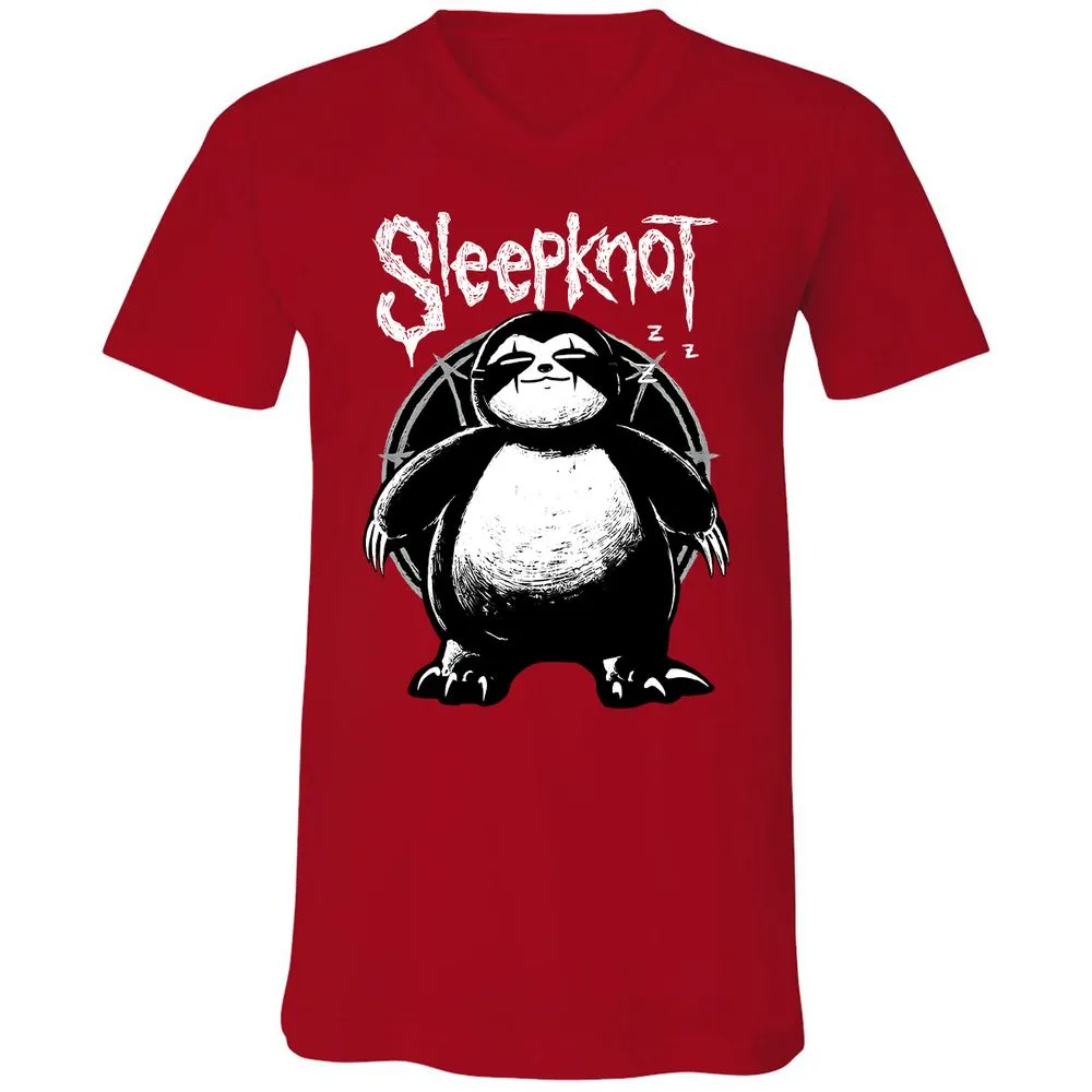 Unisex V-Neck T-Shirt - 6S35ZWNN - Red - 3