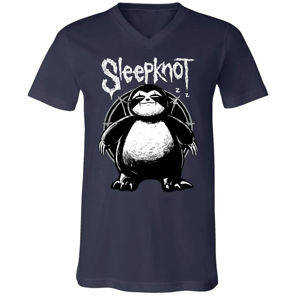 Unisex V-Neck T-Shirt - 6S35ZWNN - Navy - 2