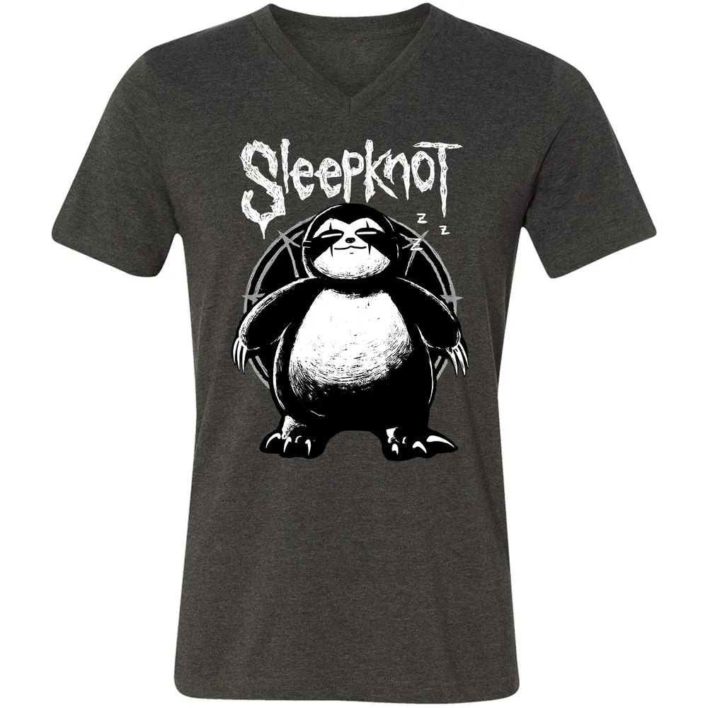 Unisex V-Neck T-Shirt - 6S35ZWNN - Dark Grey Heather - 8