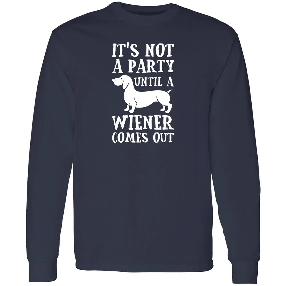Long Sleeve T-Shirt - W2PHJK3X - Navy - 2
